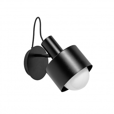 ENKEL KINKIET czarna lampa ścienna / kinkiet