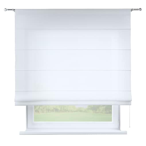 Roleta rzymska Torino 120x150 prześwitująca, biała