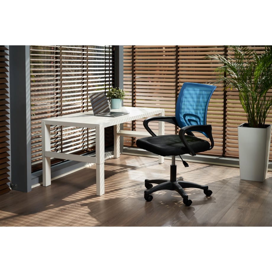 Krzesło obrotowe profilowane SMART turkusowe