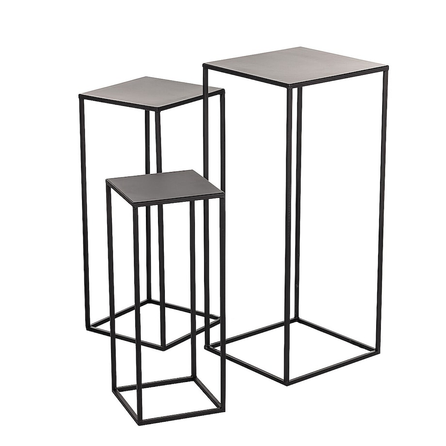 Komplet stolików-kwietników Denny 3 szt., 20/25/30 cm x 50/60/70 cm