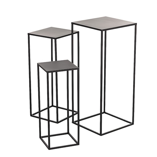 Komplet stolików-kwietników Denny 3 szt., 20/25/30 cm x 50/60/70 cm