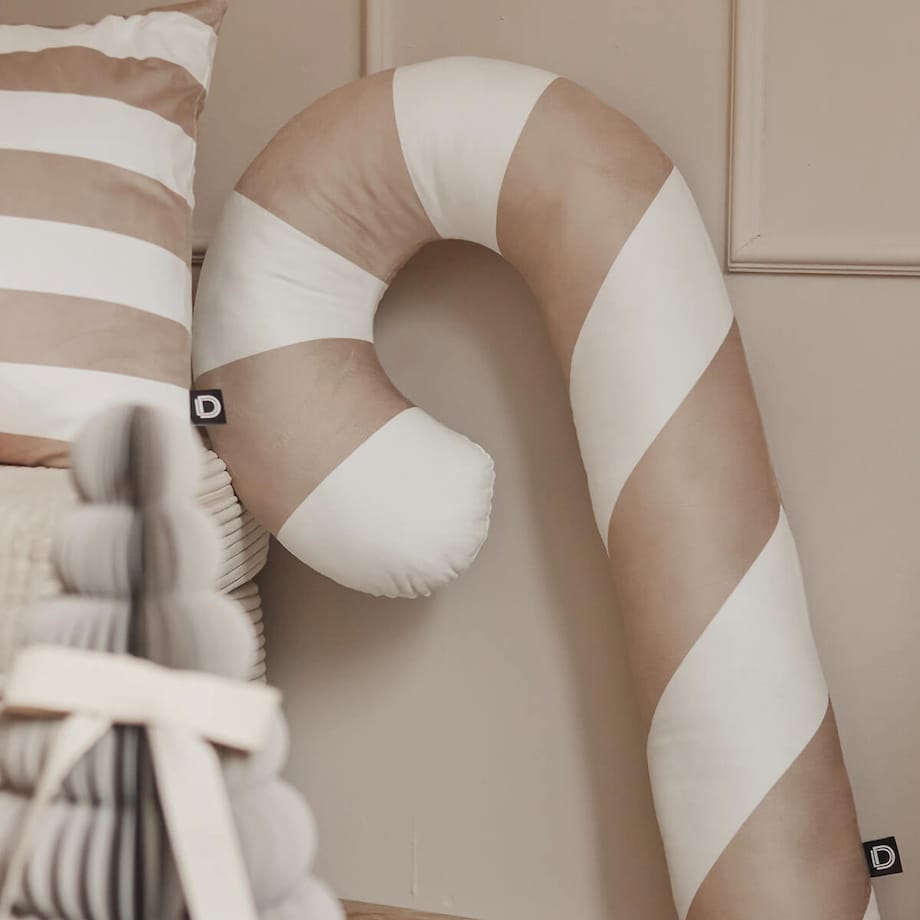 Poduszka XMAS wzór XM21 | Piaskowa laska cukrowa XXL