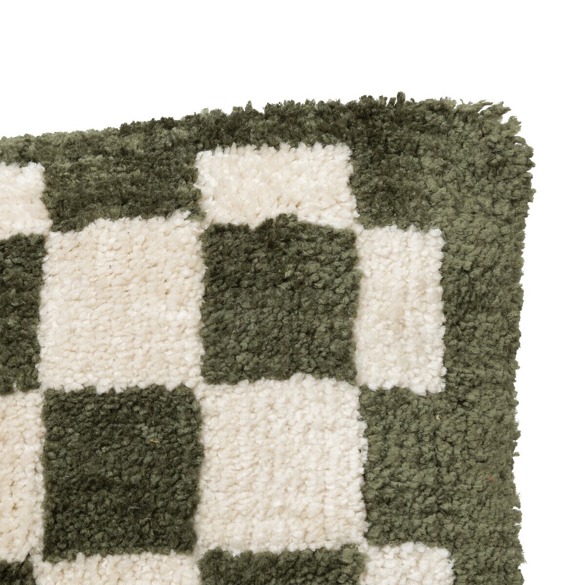 Poduszka tuftowana w kratkę 38 x 58 cm