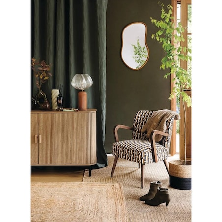 Lampa stołowa ceramiczna, pomarańczowa, Phylas