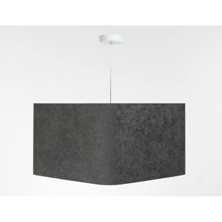 Lampa wisząca KWADRO SUE 40w30 grafitowa/złota