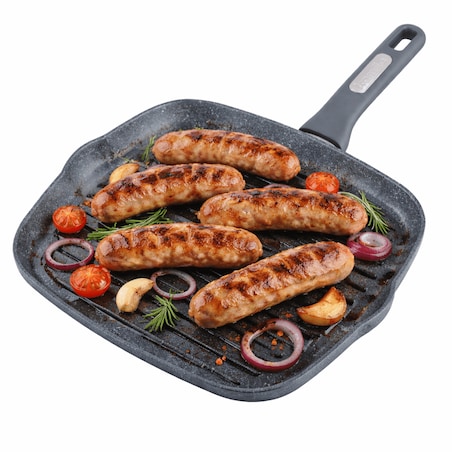 Patelnia grillowa granitowa 28cm indukcja KAMILLE