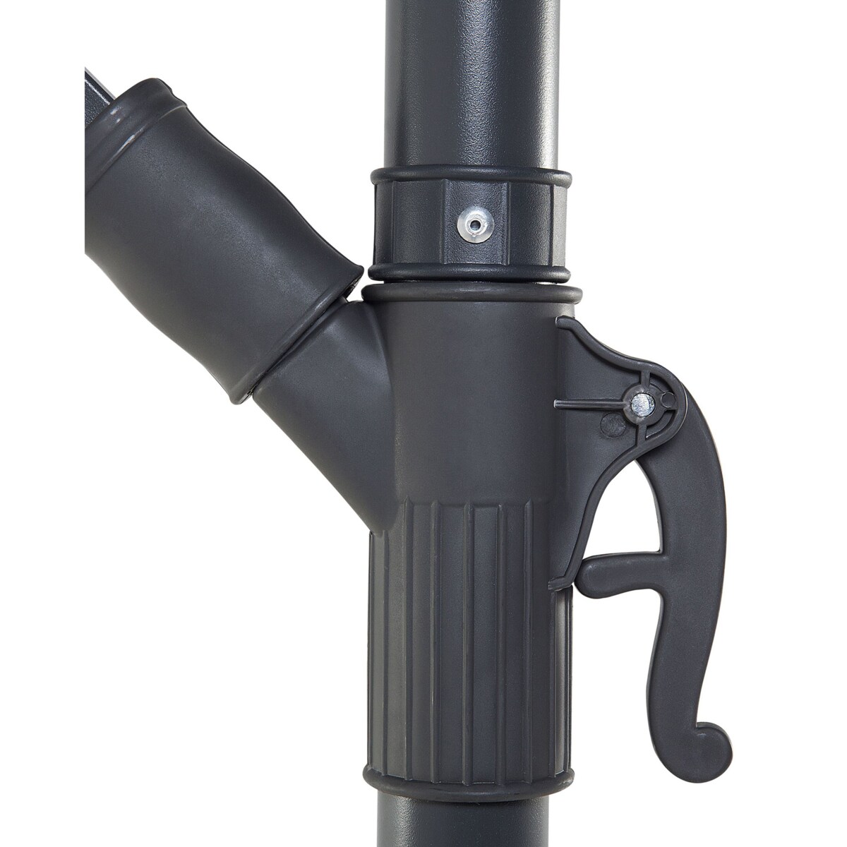 Parasol ogrodowy ⌀ 300 cm szary RAVENNA