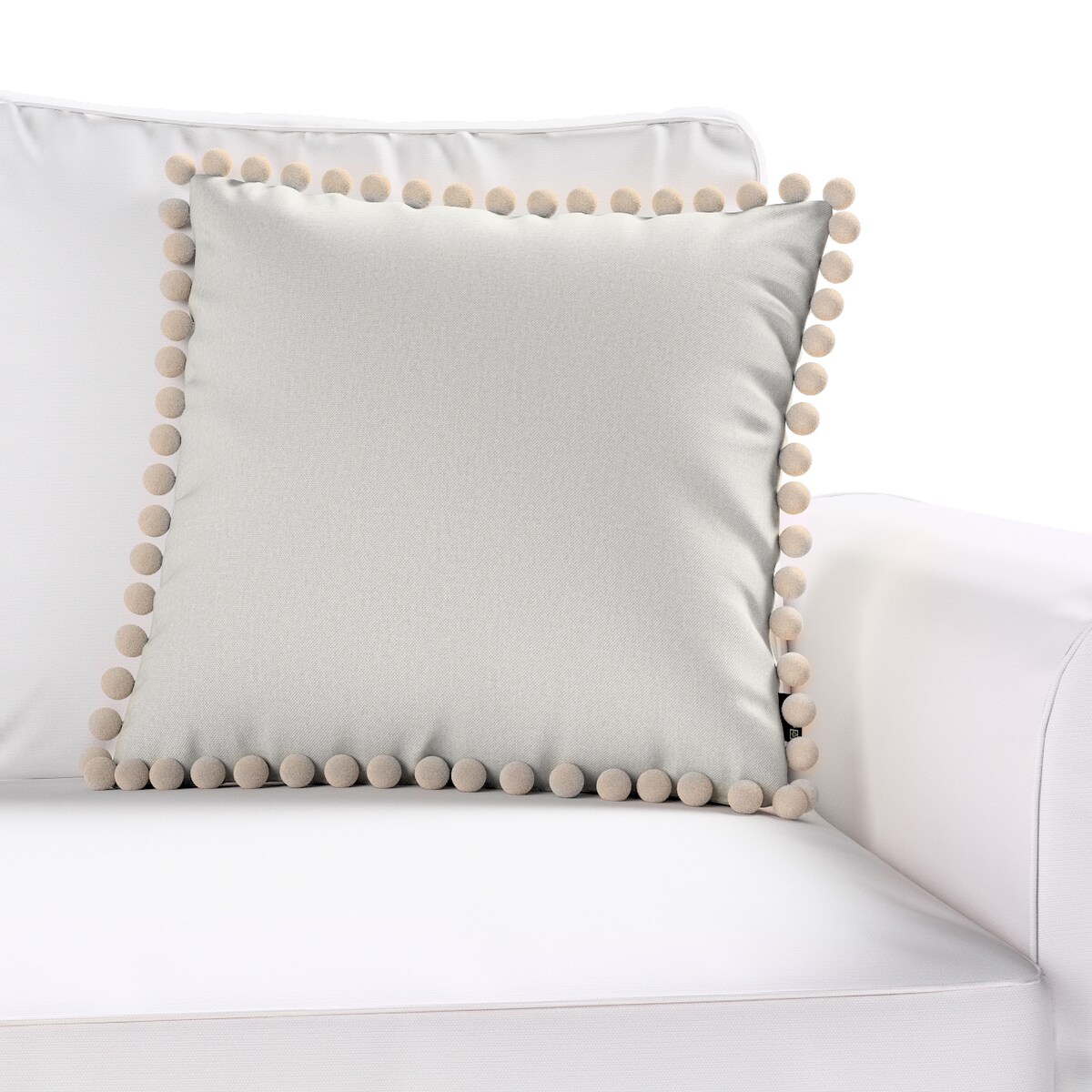 Poszewka Wera na poduszkę 45x45 jasny popiel