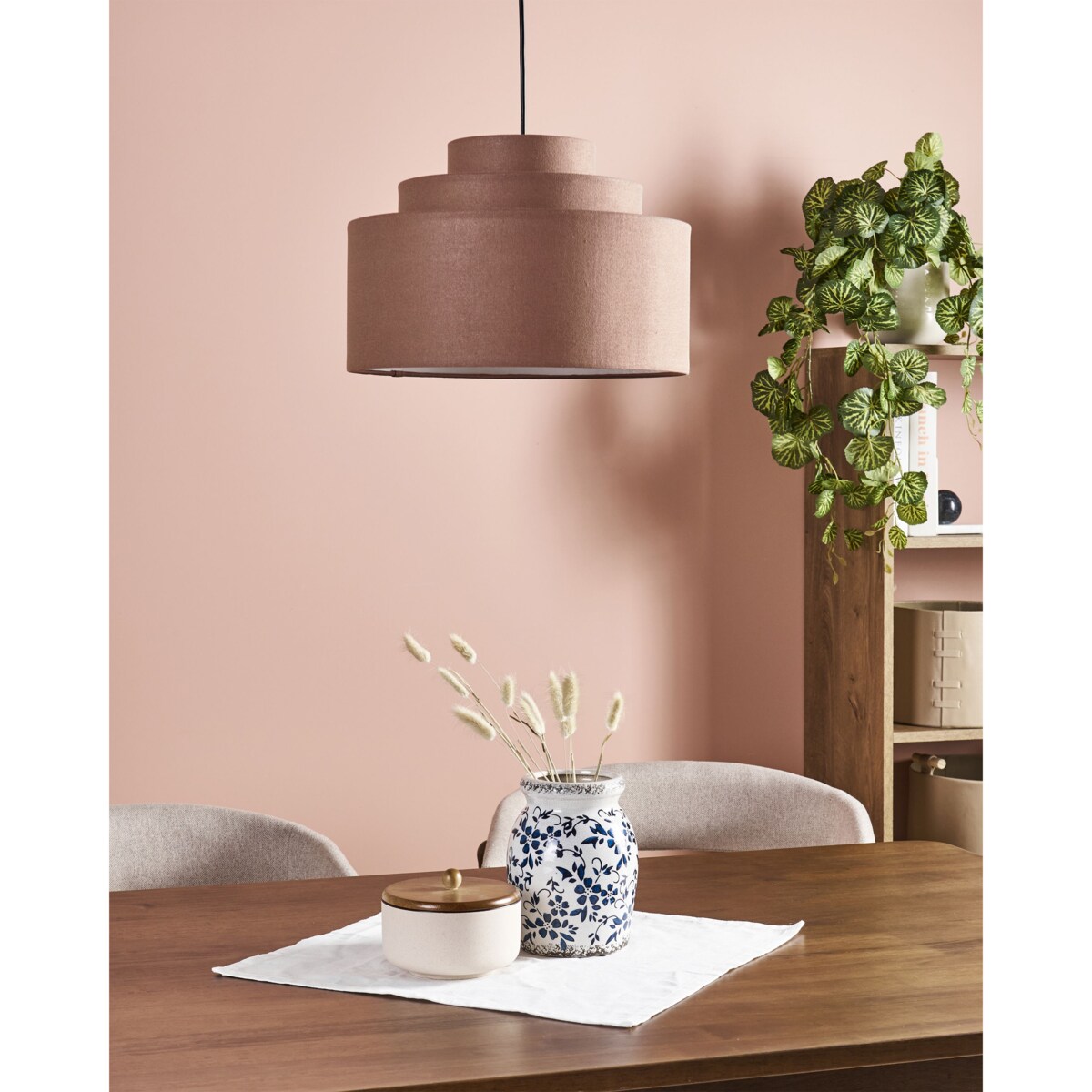 Lampa wisząca MASPARRO Len Brązowy