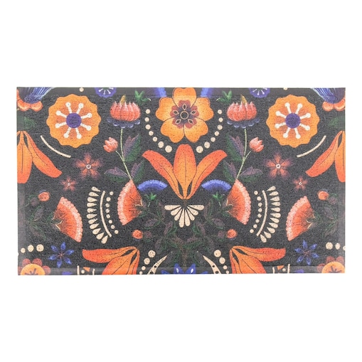 Wycieraczka z motywem nordyckich liści - (70 x 40 cm)