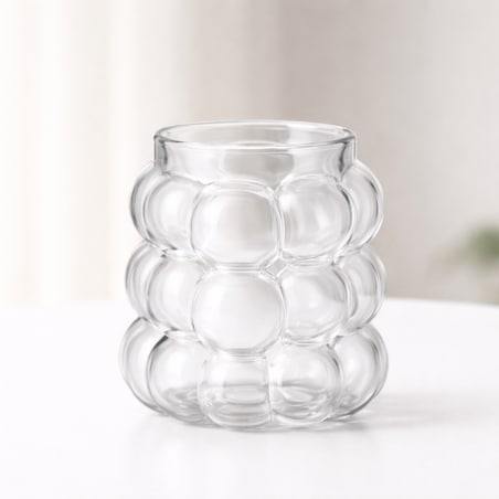 Szklanka 350ml Bubble 1 szt do kawy latte drinków SZK197