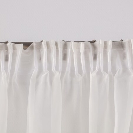 Firany z koronką Lily 2 szt. krótkie 140x170 ecru