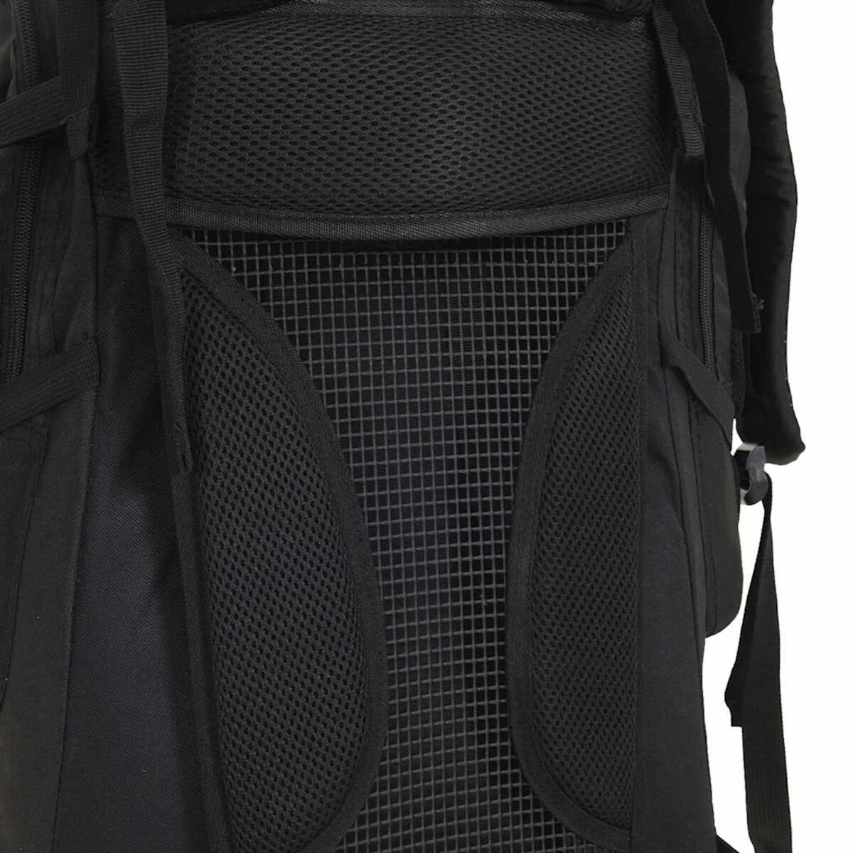 vidaXL Plecak turystyczny, czarny, 60 L, tkanina Oxford