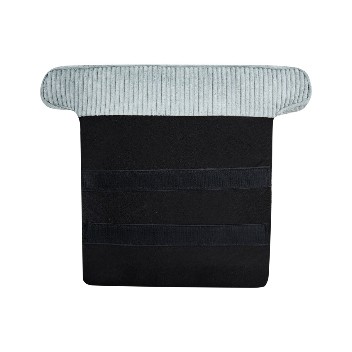 Fotel uszak ABSON Sztruks Błękitny