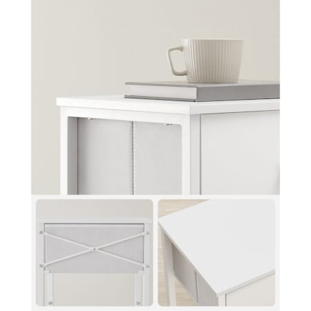 Stolik Szafka 38,1X27,9X61 Cm Biały