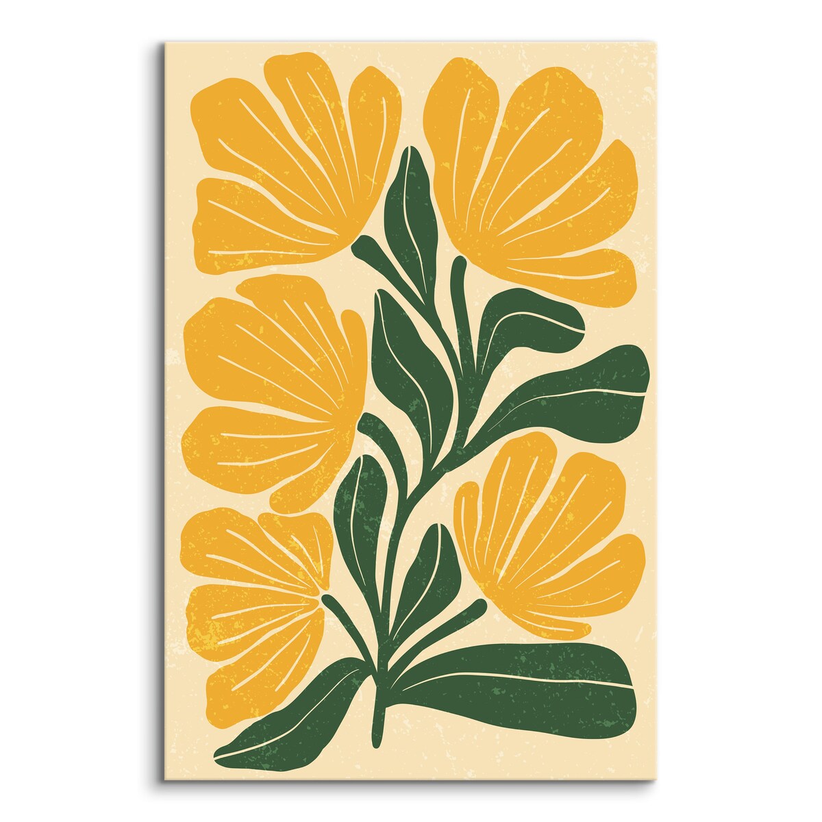 Obraz Pomarańczowy Bukiet Tropikalnych Kwiatów 30x40cm