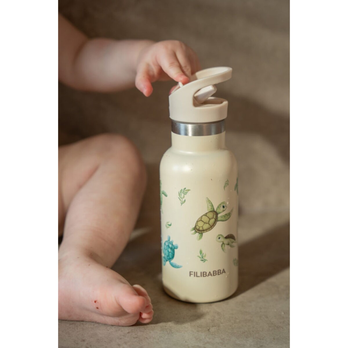 Filibabba Butelka na wodę ze stali nierdzewnej 350 ml First Swim