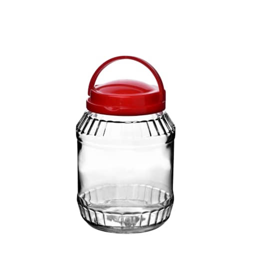 BASIC KITCHEN Słój 2,0L z uchwytem14xh21,5cm