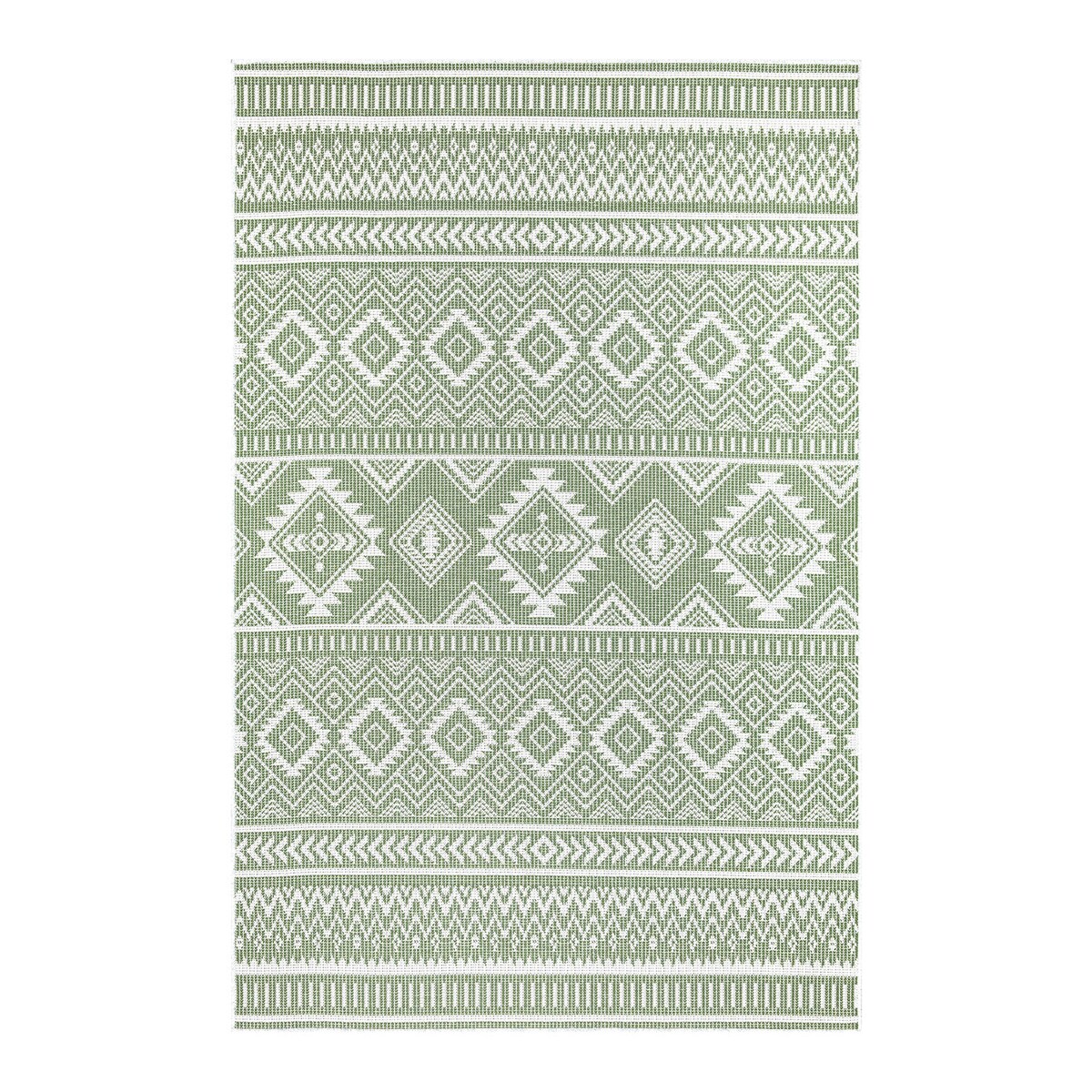 Dywan na zewnątrz i do wnętrz boho Paloa 35220 Zielony 200x290