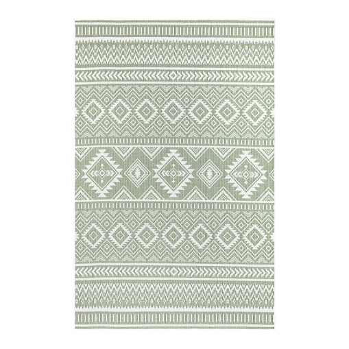 Dywan na zewnątrz i do wnętrz boho Paloa 35220 Zielony 200x290