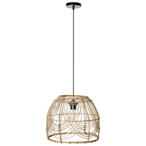 Lampa wisząca POSTRERO Rattan Naturalny