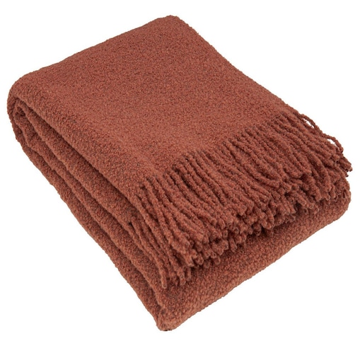 Pled Boucle 140x200cm cinnamon, 140 x 200 cm