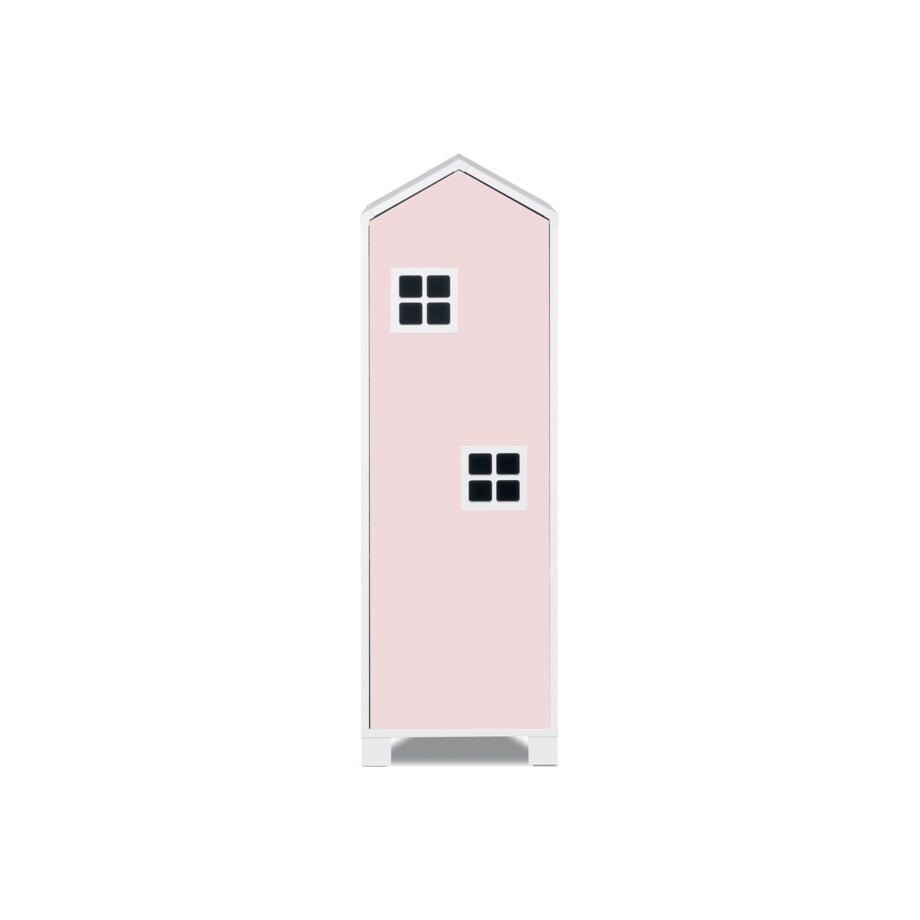 KONSIMO MIRUM Różowa szafa w kształcie domku dla dziewczynki