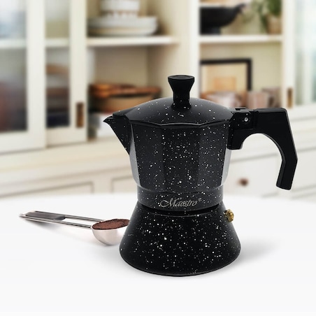 Kawiarka na indukcję gaz duża 9 filiżanek 450ml marmurek MAESTRO