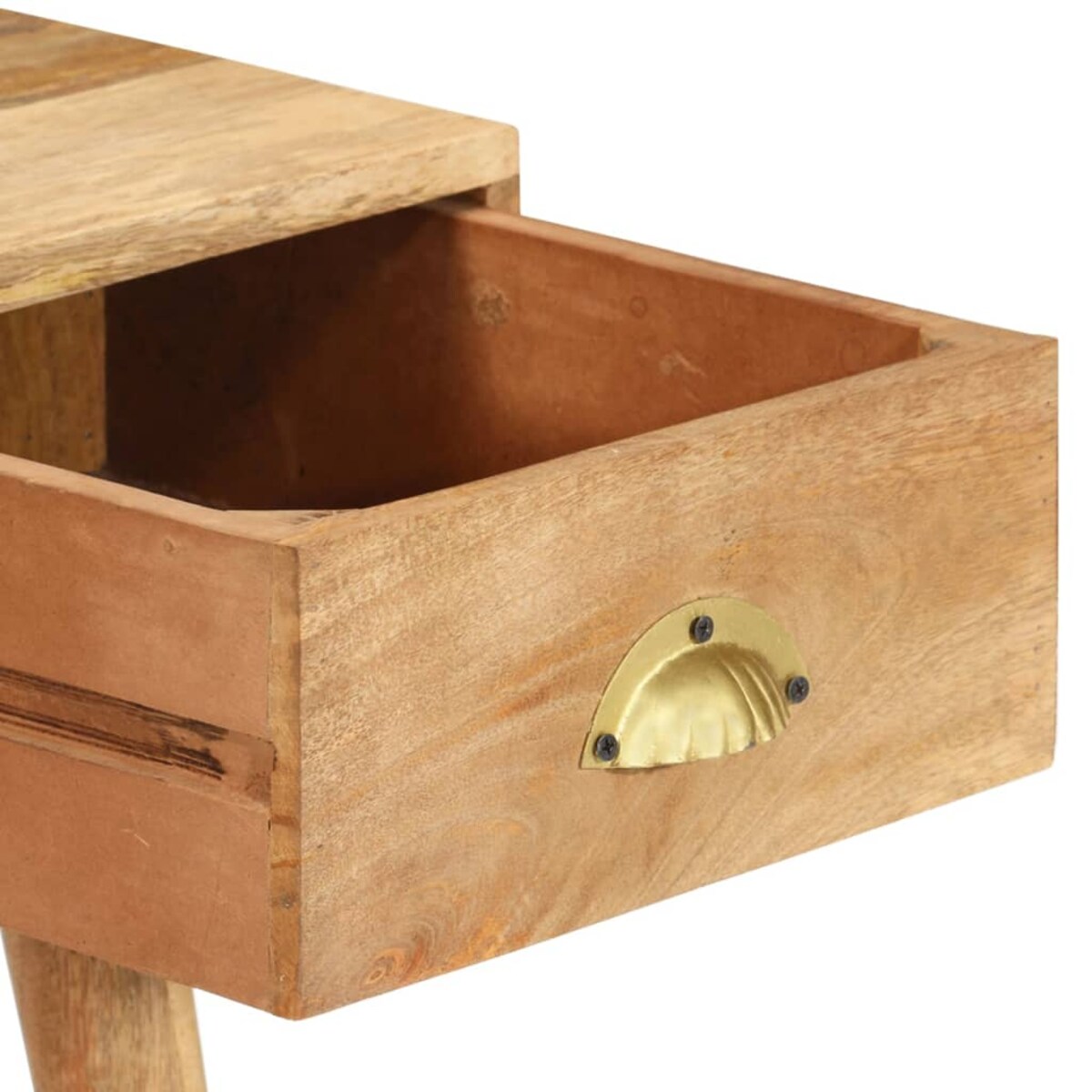 vidaXL Stolik konsolowy, 90x45x75 cm, lite drewno mango