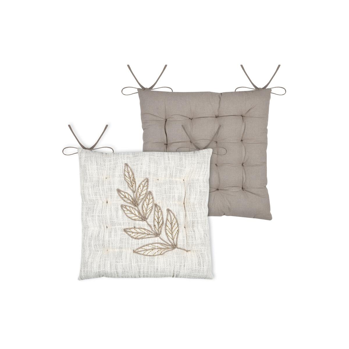 Poduszka na krzesło wiązana HEMERA, 38 x 38 cm