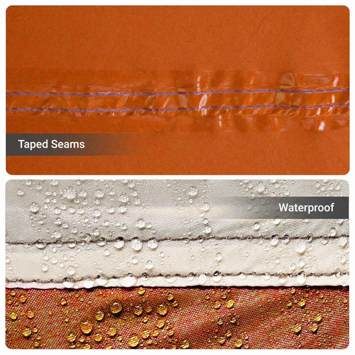 vidaXL Namioty Szary i pomarańczowy 576 x 325 x 213 cm Poliester