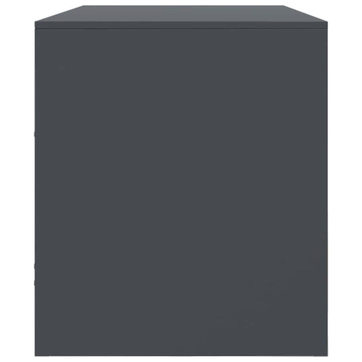 vidaXL Szafka pod telewizor, antracytowa, 99x39x44 cm, stalowa