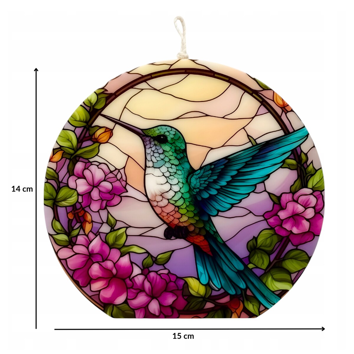 Prezent Świeca Sojowa Upominek na Urodziny Świeczka Dekoracyjna Koliber EKO