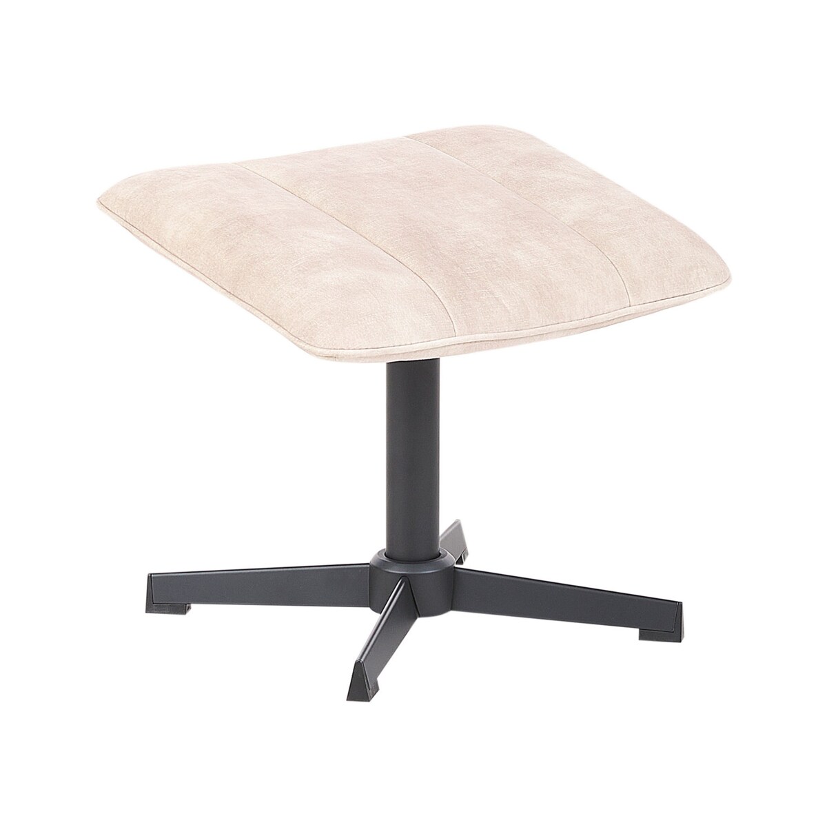 Krzesło z podnóżkiem Beżowy LIA