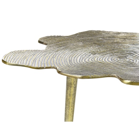Stolik pomocniczy metalowy złoty MIMILI