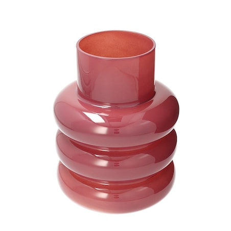 Wazon szklany Rosso 16x24 cm, 16x16x24 cm