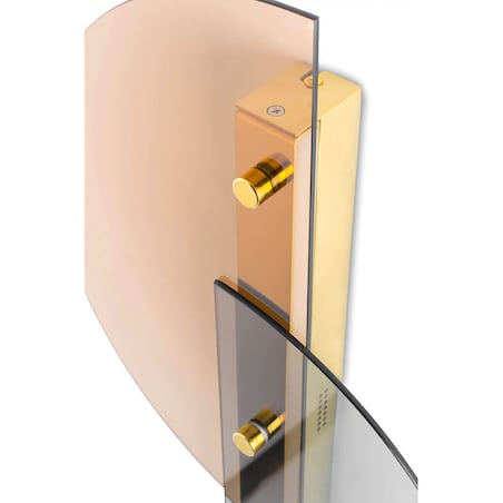 Szklana lampa ścienna Vitral MSE010400191 Moosee LED 5W 3000K Art. Deco złota