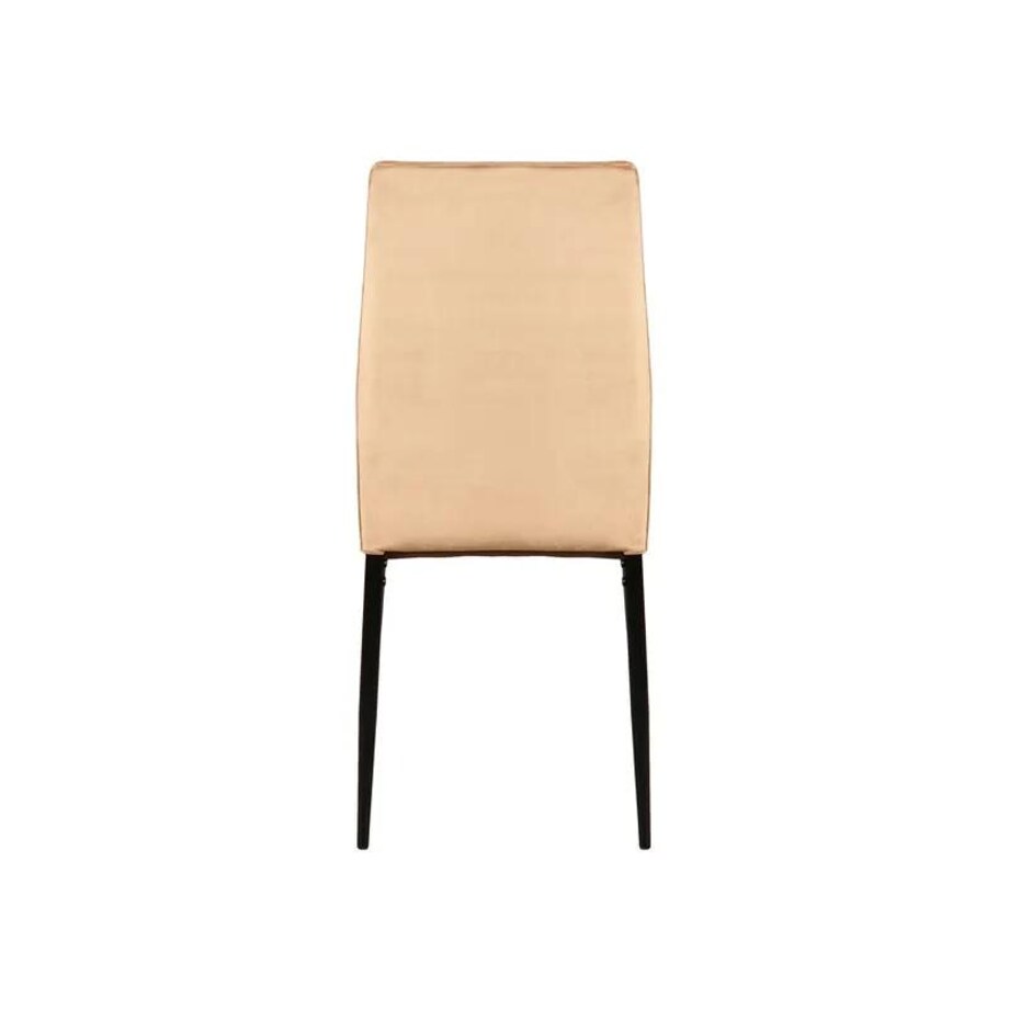 Krzesło tapicerowane ATOM VELVET beżowe