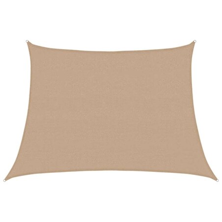 vidaXL Żagiel przeciwsłoneczny, 160 g/m², kolor taupe, 4/5x3 m, HDPE