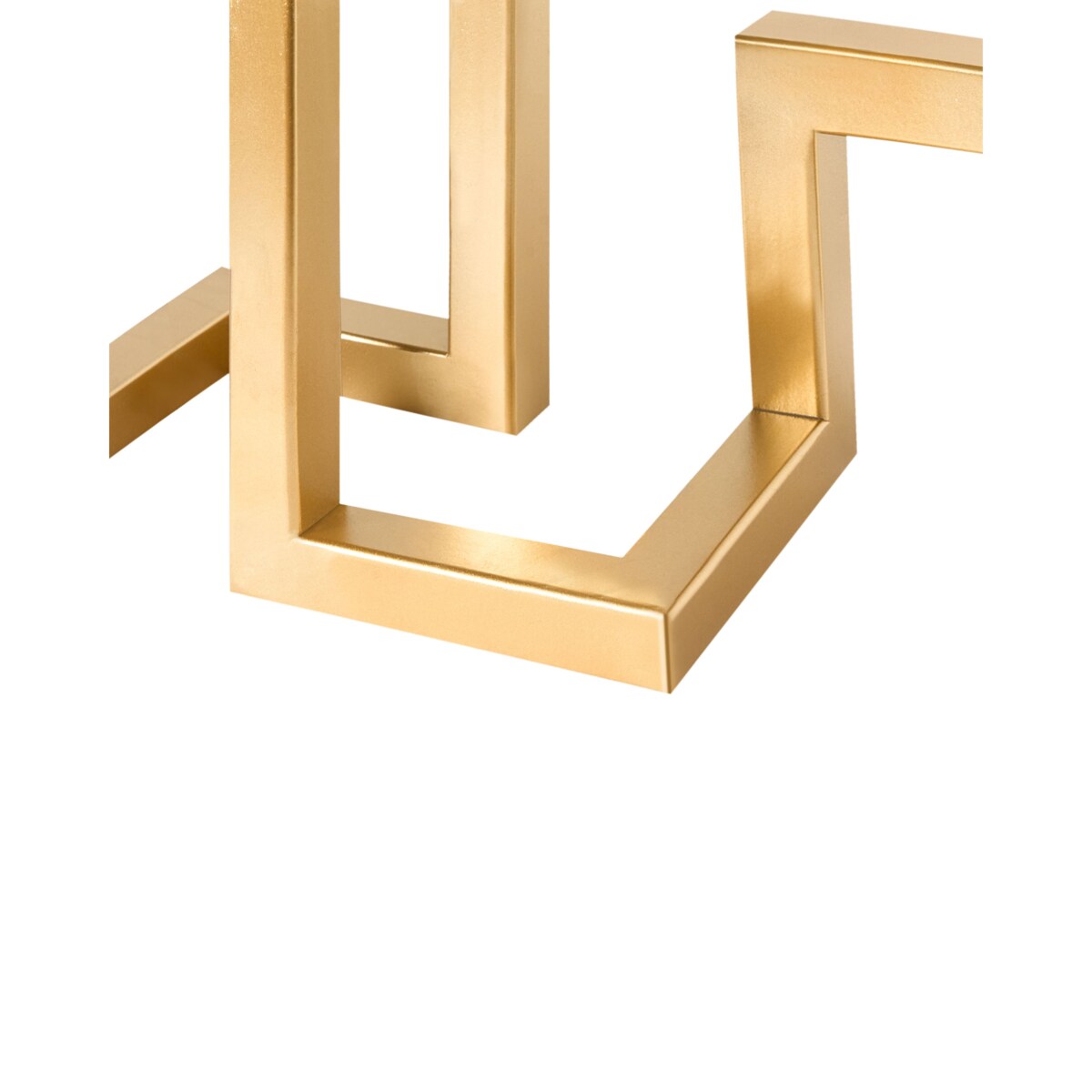 Świecznik RAPOSO Metal 30 cm Złoty