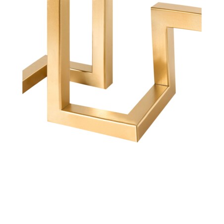 Świecznik RAPOSO Metal 30 cm Złoty