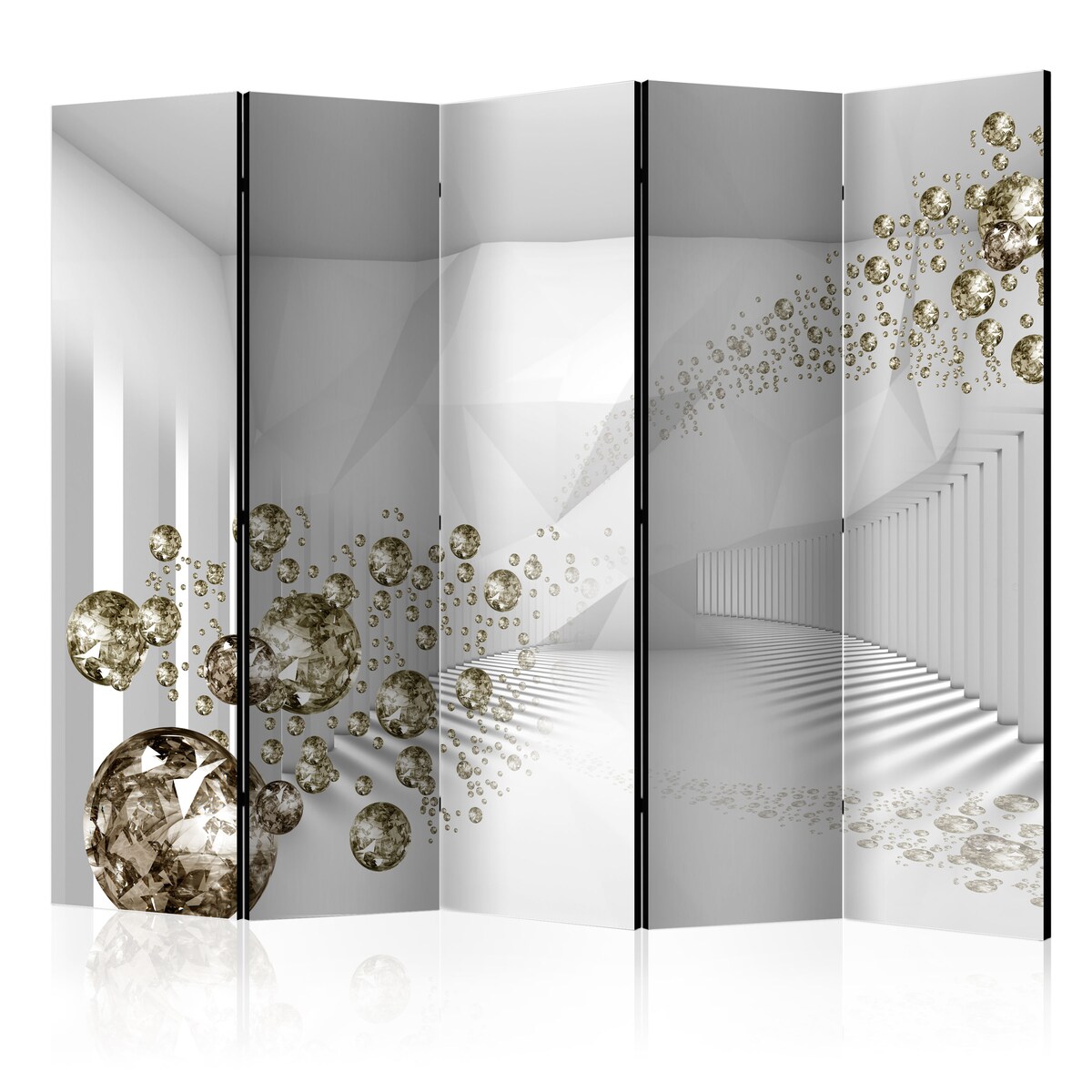 Parawan Akustyczny Diamentowy korytarz 225x172cm