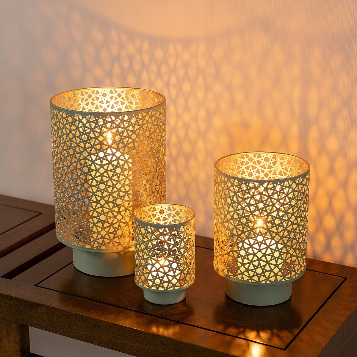 Lampion Antlia 21 cm mint, 14x21 cm