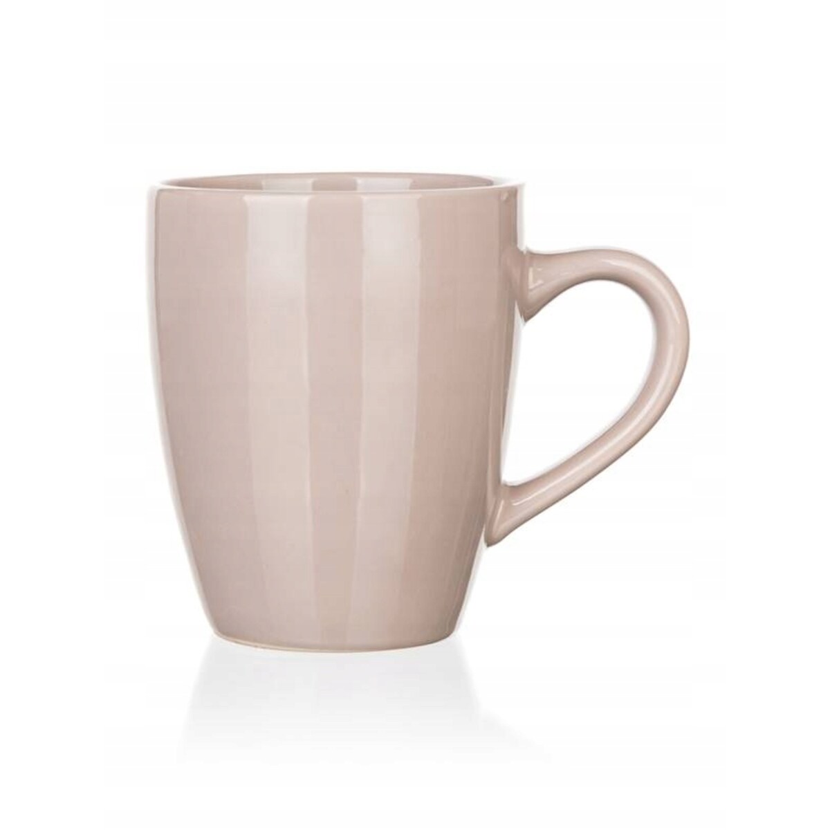 KUBEK CERAMICZNY 2 x 370ml kolor latte na napoje herbatę kawę zioła