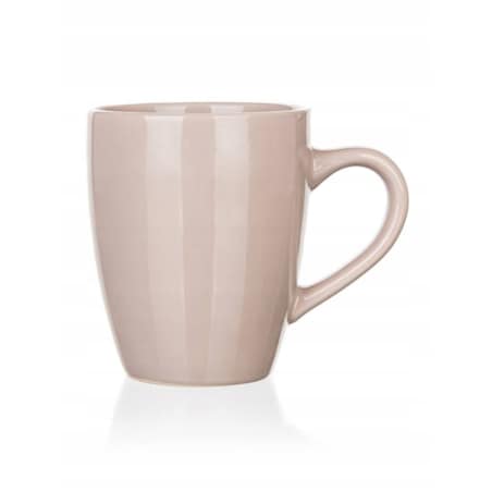 KUBEK CERAMICZNY 2 x 370ml kolor latte na napoje herbatę kawę zioła