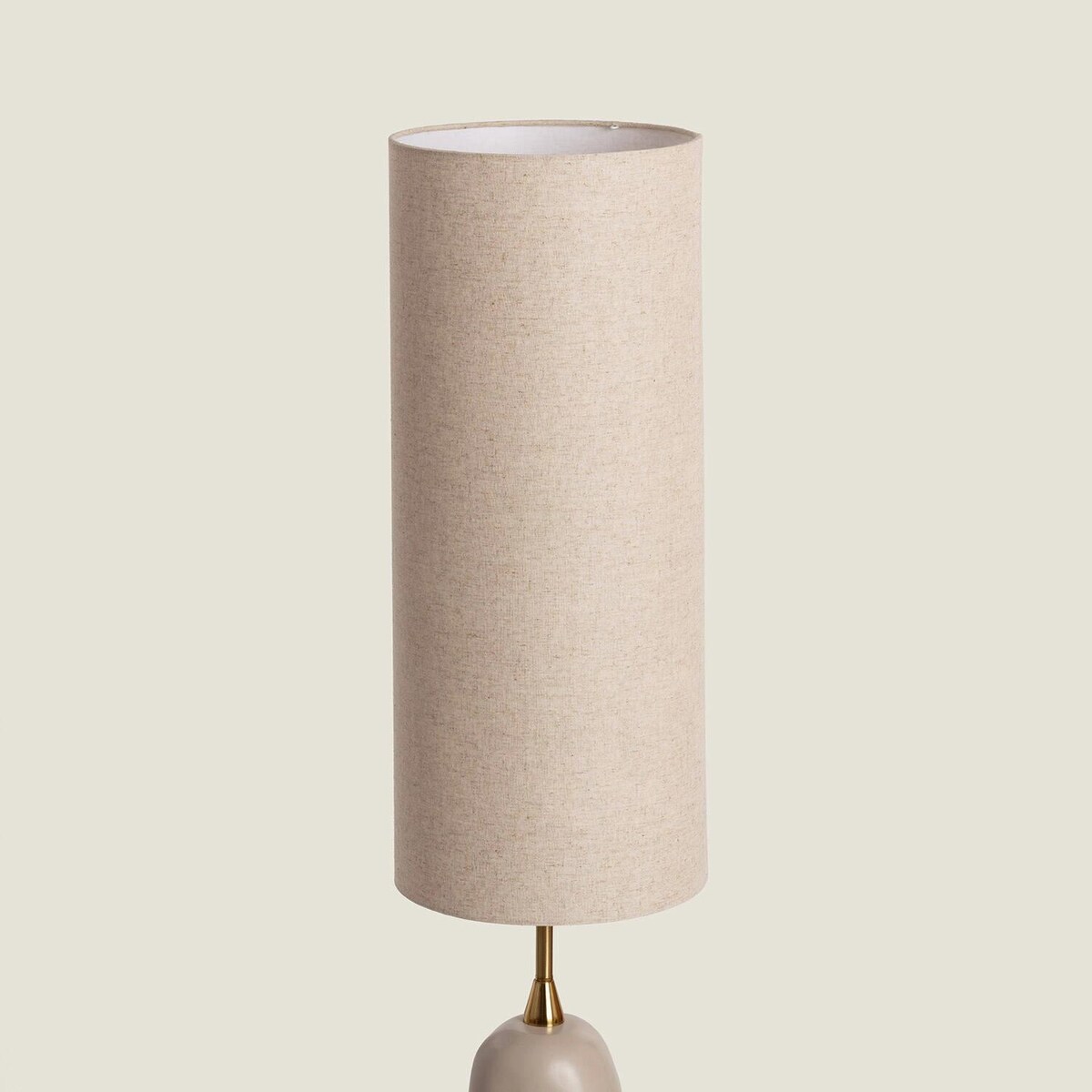 Lampa podłogowa beżowa Lava 137 cm