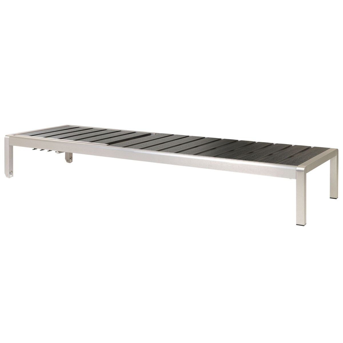 Leżak ogrodowy czarny NARDO