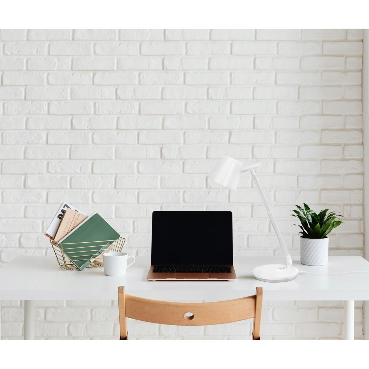 Lampka biurkowa K-BL1527 BIAŁY z serii BOLEK