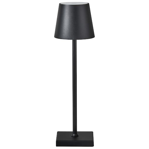 Bezprzewodowa lampa stołowa LED BACEIRO Ze ściemniaczem Metal Czarny