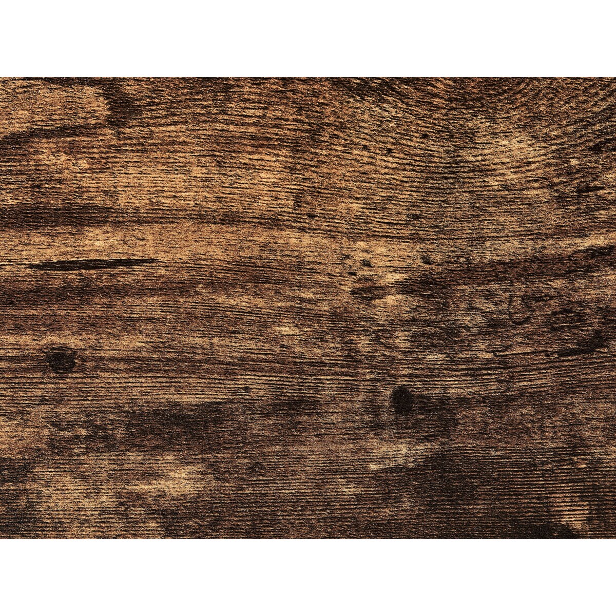 Konsola 2 szuflady szklana ciemne drewno z czarnym MAUK